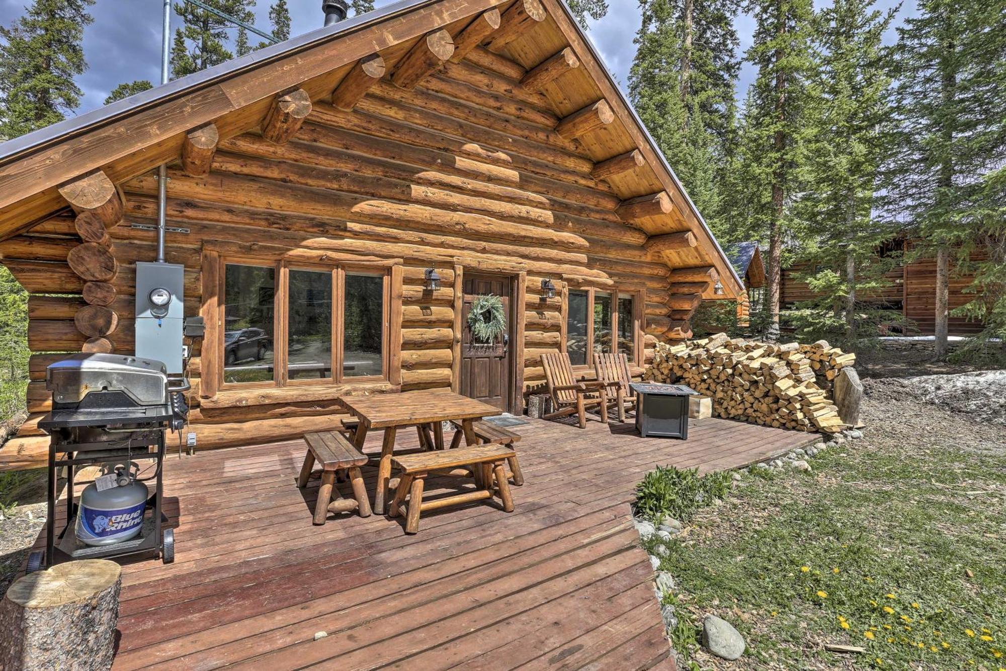 Cozy Breckenridge Cabin With Deck, 8 Mi To Gondola Esterno foto