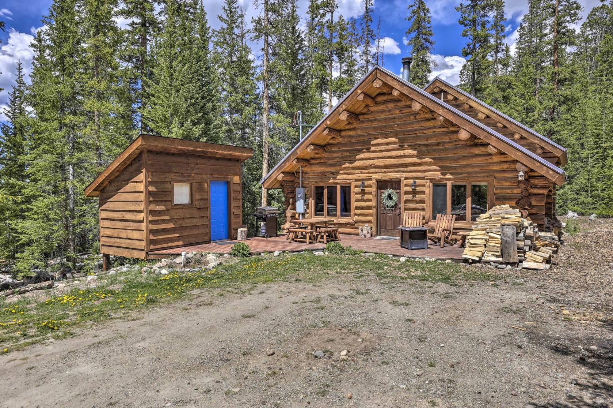 Cozy Breckenridge Cabin With Deck, 8 Mi To Gondola Esterno foto