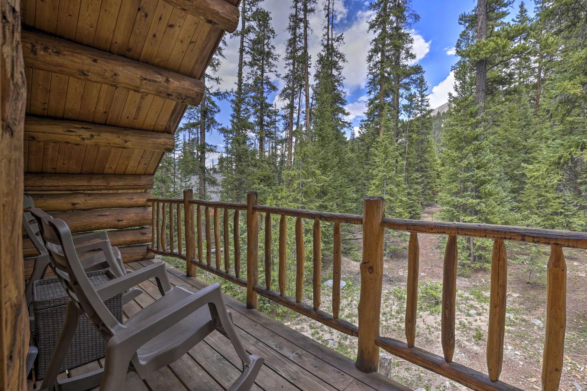 Cozy Breckenridge Cabin With Deck, 8 Mi To Gondola Esterno foto