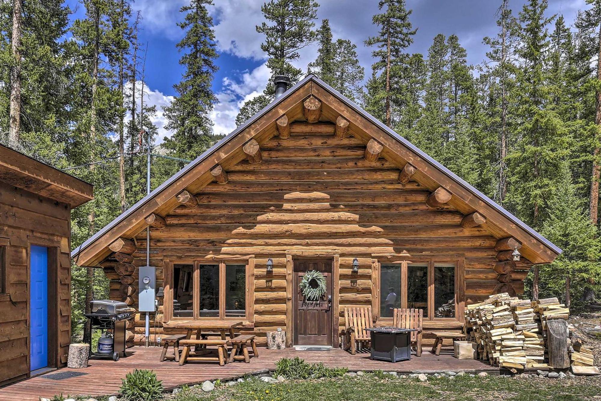 Cozy Breckenridge Cabin With Deck, 8 Mi To Gondola Esterno foto
